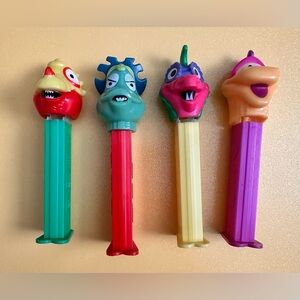 Vintage Pez-A-Saurs Pez Dispensers Bundle Of 4. Good Condition!